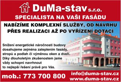 Zateplovací práce - Specialista na vaši fasádu - DuMa-stav, s.r.o.